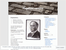 Tablet Screenshot of hagamoscamino.wordpress.com