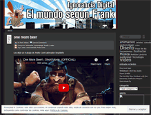 Tablet Screenshot of elmundosegunfrank.wordpress.com