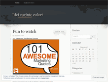 Tablet Screenshot of ideicuvinteculori.wordpress.com
