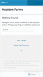 Mobile Screenshot of houldenfarms.wordpress.com