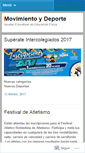 Mobile Screenshot of movimientoydeporte.wordpress.com