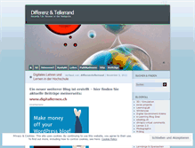 Tablet Screenshot of differenz2tellerrand.wordpress.com