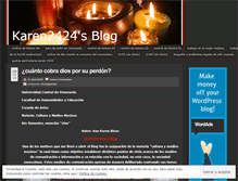 Tablet Screenshot of karen2424.wordpress.com