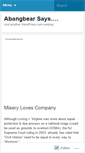Mobile Screenshot of abangbear.wordpress.com