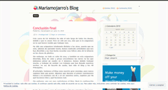 Desktop Screenshot of mariamojarro.wordpress.com