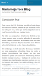 Mobile Screenshot of mariamojarro.wordpress.com