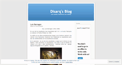 Desktop Screenshot of disarq.wordpress.com