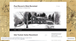 Desktop Screenshot of paulreveresriderevisited.wordpress.com