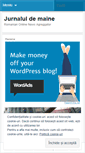 Mobile Screenshot of jurnaluldemaine.wordpress.com