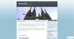 Desktop Screenshot of barcelona2008.wordpress.com