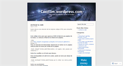 Desktop Screenshot of castfilm.wordpress.com