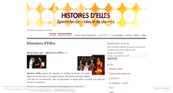 Desktop Screenshot of histoiresdelles.wordpress.com