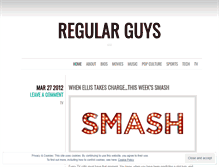 Tablet Screenshot of guysregular.wordpress.com
