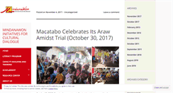 Desktop Screenshot of mindanawoninitiatives.wordpress.com