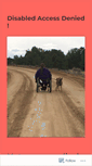 Mobile Screenshot of disabledaccessdenied.wordpress.com