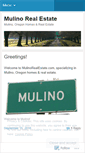 Mobile Screenshot of mulinorealestate.wordpress.com