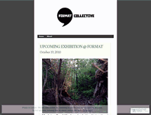 Tablet Screenshot of formatfestival.wordpress.com
