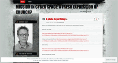 Desktop Screenshot of missionincyberspace.wordpress.com