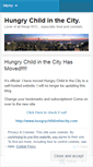 Mobile Screenshot of hungrychildinthecity.wordpress.com