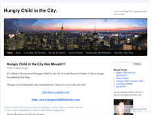 Tablet Screenshot of hungrychildinthecity.wordpress.com