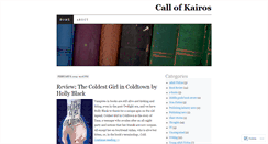 Desktop Screenshot of callofkairos.wordpress.com