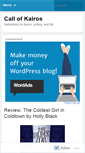 Mobile Screenshot of callofkairos.wordpress.com