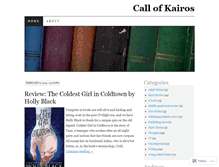 Tablet Screenshot of callofkairos.wordpress.com