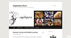 Desktop Screenshot of angeliqueca.wordpress.com