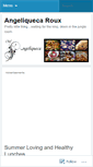 Mobile Screenshot of angeliqueca.wordpress.com