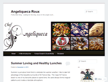 Tablet Screenshot of angeliqueca.wordpress.com