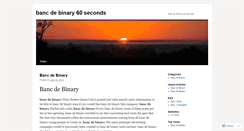 Desktop Screenshot of beta.bancdebinary60seconds.wordpress.com