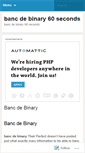 Mobile Screenshot of beta.bancdebinary60seconds.wordpress.com