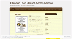 Desktop Screenshot of ethiopianfood.wordpress.com