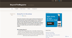 Desktop Screenshot of beyondthemagazine.wordpress.com