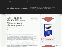 Tablet Screenshot of ahorrodegasolina1.wordpress.com