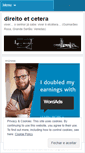 Mobile Screenshot of direitoetc.wordpress.com