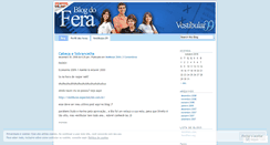 Desktop Screenshot of blogdofera.wordpress.com