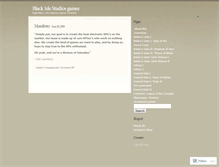 Tablet Screenshot of bisgames.wordpress.com