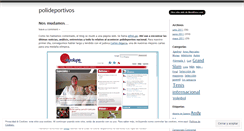 Desktop Screenshot of polideportivos.wordpress.com