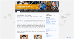 Desktop Screenshot of creativeartscss.wordpress.com