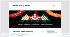 Desktop Screenshot of harlemholidaymarket.wordpress.com
