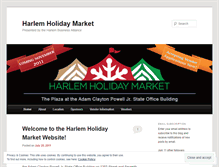 Tablet Screenshot of harlemholidaymarket.wordpress.com