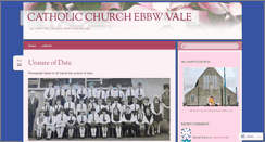 Desktop Screenshot of catholichurchebbwvale.wordpress.com