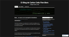 Desktop Screenshot of celisflenbers.wordpress.com