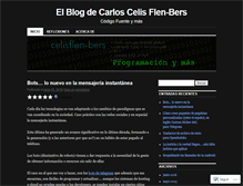 Tablet Screenshot of celisflenbers.wordpress.com