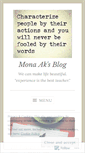 Mobile Screenshot of mona116.wordpress.com