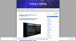 Desktop Screenshot of ordeal.wordpress.com