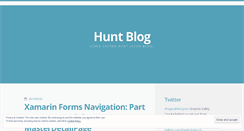 Desktop Screenshot of huntjason.wordpress.com