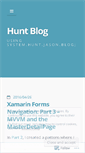 Mobile Screenshot of huntjason.wordpress.com