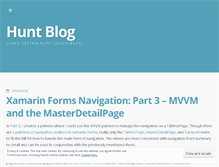 Tablet Screenshot of huntjason.wordpress.com